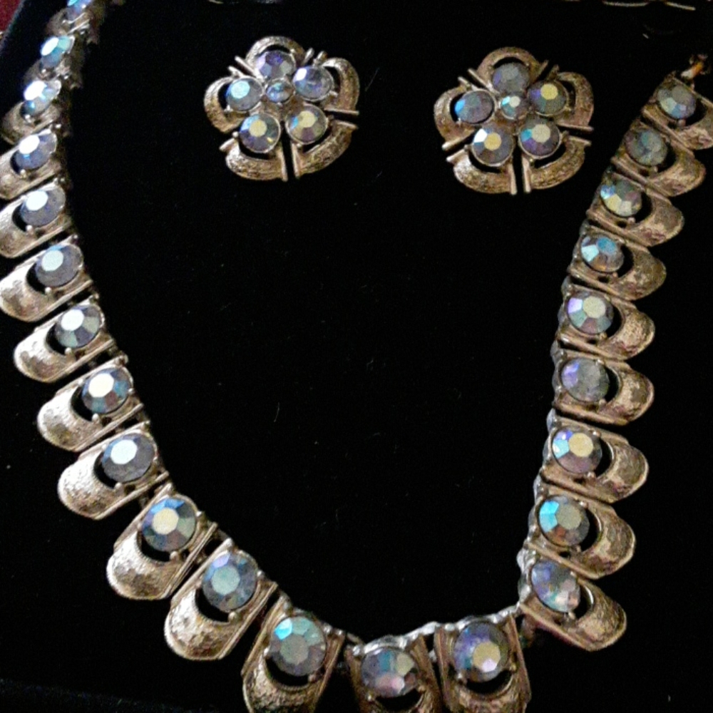 Vintage Coro Signed Demi Parure